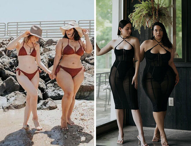 Same Outfit, Different Bodies: Friends Prove Style Matters More Than Size