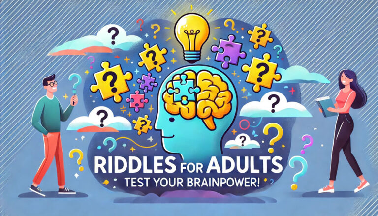 100 Tricky Riddles for Adults: Challenge Your Brain with These Mind-Bending Puzzles