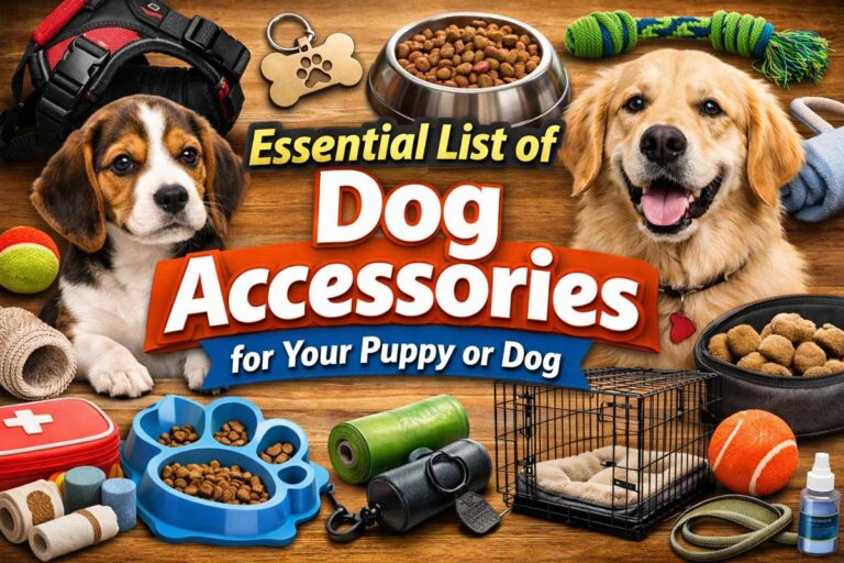 Essential List of Dog Accessories for Your Puppy or Dog