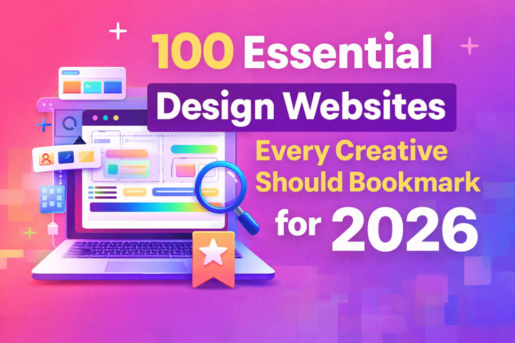 100 Must-Know Design Websites Every Designer Should Bookmark (2026)