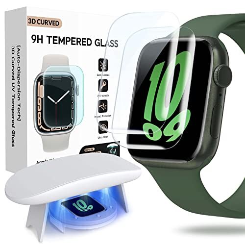 Flokinice Apple Watch 45mm Screen Protector (Series 8 & 7)