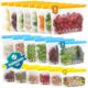 “Ideatech” Reusable Food Storage Ziplock Bags (Best Freezer Bags)