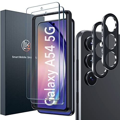 LK Samsung Galaxy A54 5G Screen Protector with Camera Lens Protector
