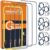 QHOHQ iPhone 15 Pro Screen Protector and Camera Lens Protector (3 Pack)