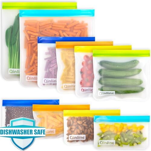 Best Budget “Qinline” Reusable Food Storage Bags