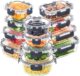 Skroam Glass Food Storage Set – Durable, Versatile Containers for Lunch, Meal Prep, and More!