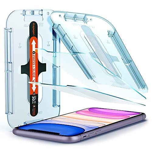 Spigen tempered glass screen protector for iPhone XR