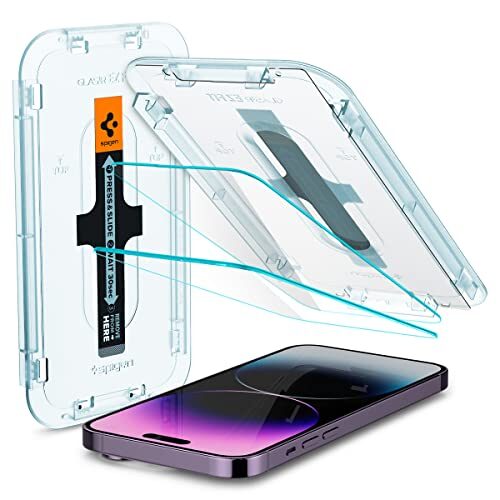 Spigen Screen Protector for iPhone 14 Pro Max [GlasTR EZ FIT]