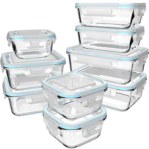 Glass Food Storage Containers with Lids – S SALIENT Perfect for Meal Prep and Kitchen Organization!