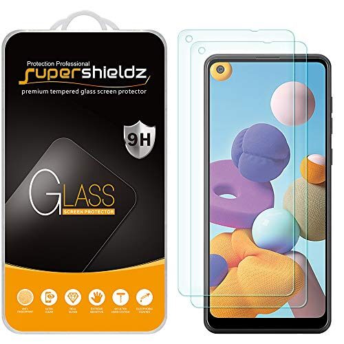 Supershieldz Samsung Galaxy A21 Screen Protector (Tempered Glass)